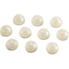 TV Ears Silicone Eartips, clear (10 / pk)