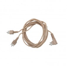 Beige 3 Pin Y Cord for AXON Super Power Pocket Hearing Aid