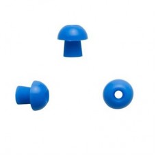 Sanibel Silicone Mushroom-Shaped Eartips - Blue, 11mm (100 / bag)