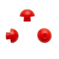 Sanibel Silicone Mushroom-Shaped Eartips - Red, 14mm (100 / bag)