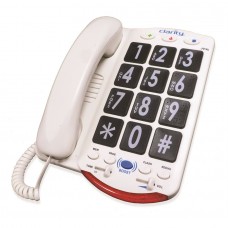 DIALOGUE JV35 BIG BUTTON PHONE (BLACK KEYS / WHITE LETTERING)