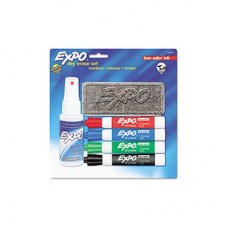Dry Erase Marker Starter Set - Low Odor, Assorted Colors (4 markers / set)