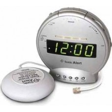 Sonic Boom Alarm Clock w/ Phone Signaler