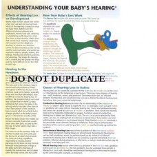 Understanding Your Baby&#39;s Hearing (100 / pk)