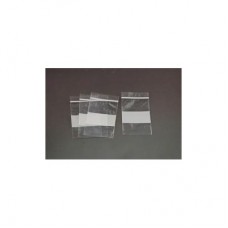 Plastic Zipper Bags, 2x3 with write-on block (100 / pk)