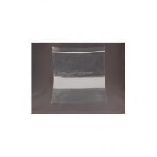 Plastic Zipper Bags, 8x10 with write-on block (100 / pk)