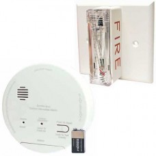 Gentex GN-503FF Hard Wired T3 Smoke/T4 Carbon Monoxide Photoelectric Alarm with Ceiling Strobe