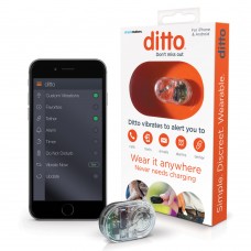 Ditto Clear Bluetooth Vibrating Cell Phone Signaler and Alarm Clip